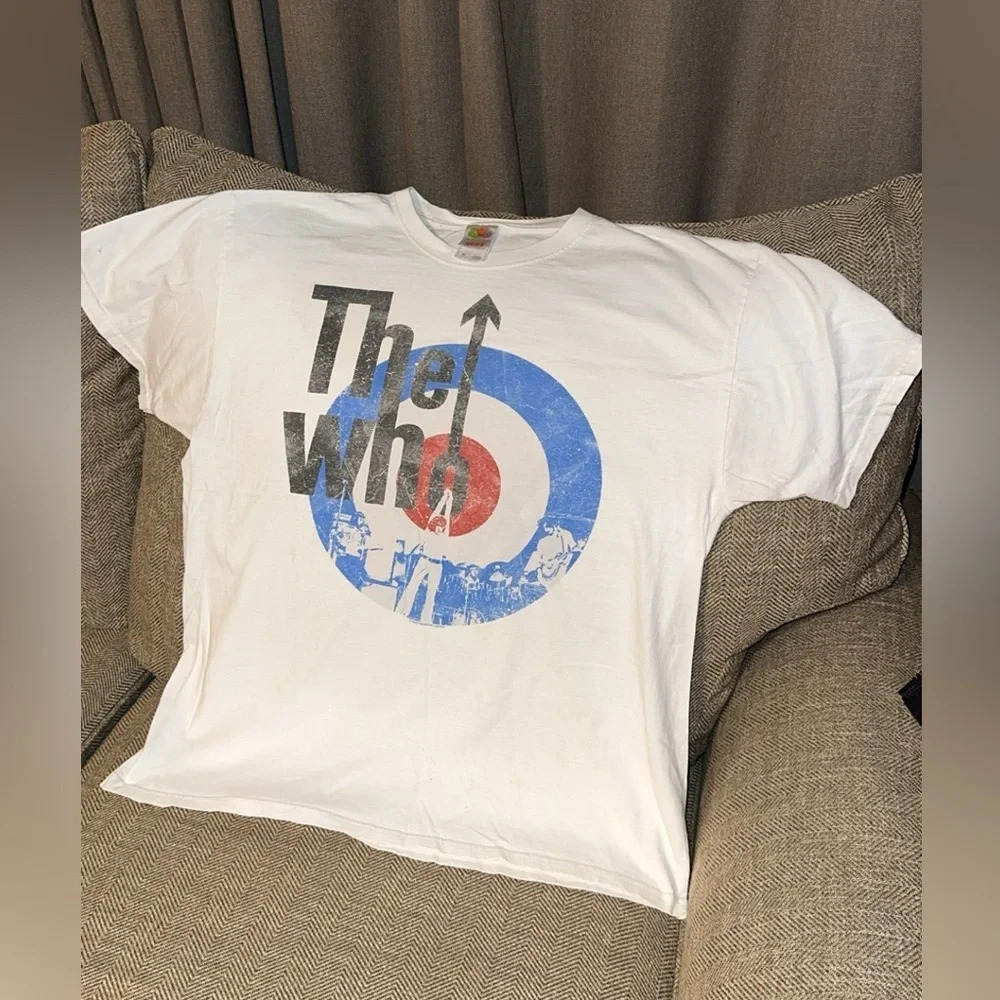 VTG The Who Concert Tour short sleeve t-shirt XL, Fruit of the Loom/FOTL/white